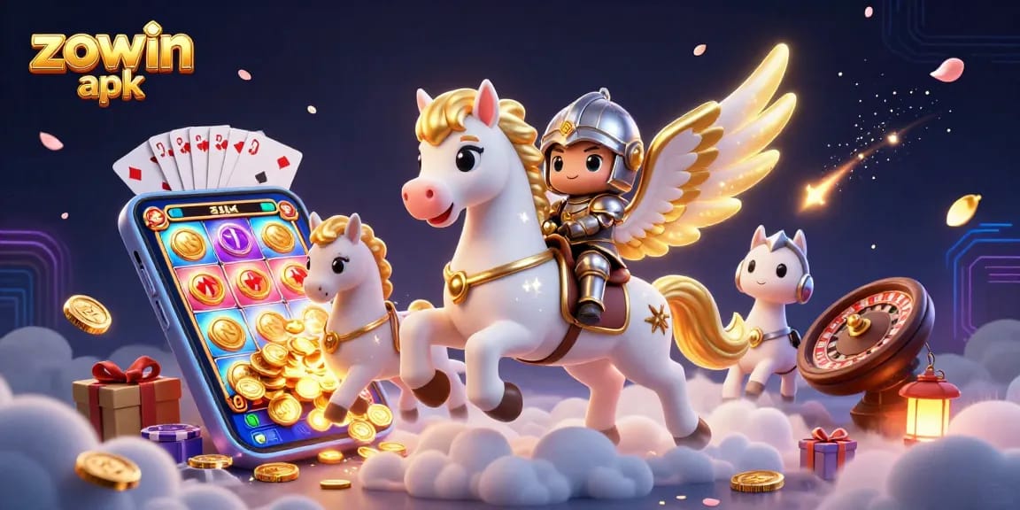 Experience thrilling gaming with Zowin APK featuring stunning visuals and dynamic action in a vibrant casino atmosphere.