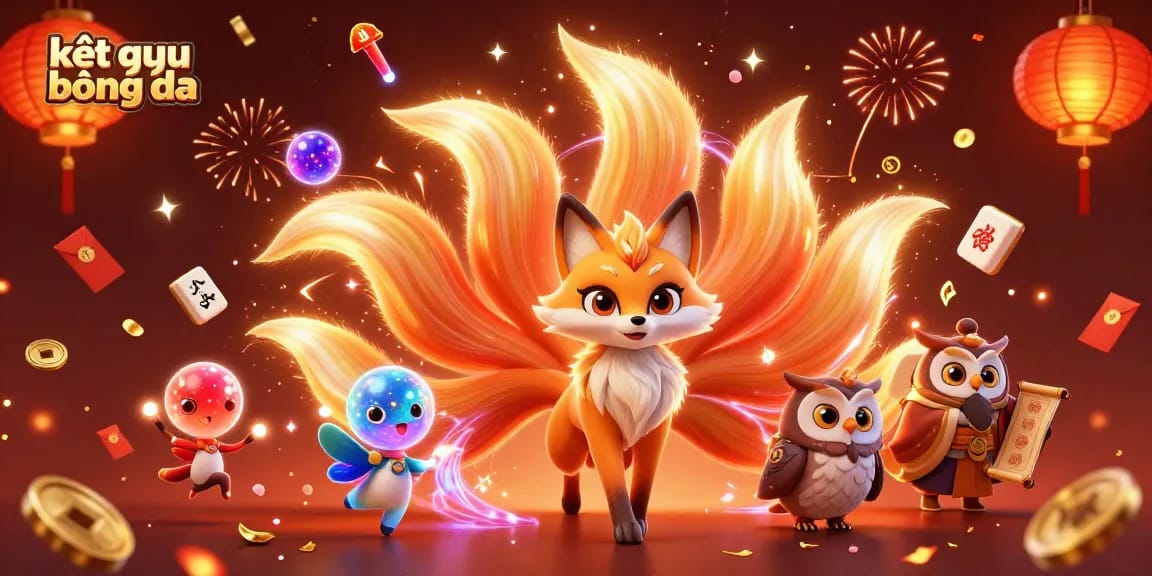 Experience kết quả bóng đá in a vibrant 3D illustration showcasing colorful characters and dynamic casino elements.