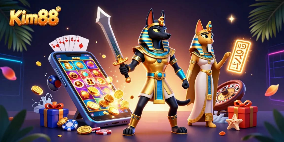 Play thrilling slots at Kim88 with dynamic 3D elements and vibrant gaming experiences