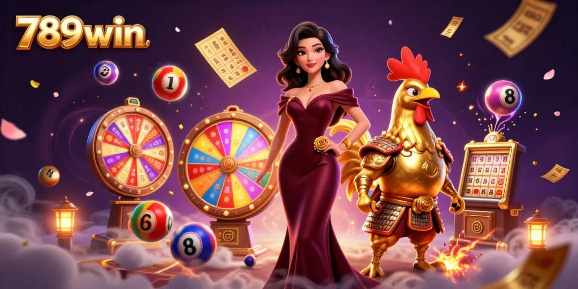 Experience the thrill of 789win with glamorous characters and dynamic casino elements.