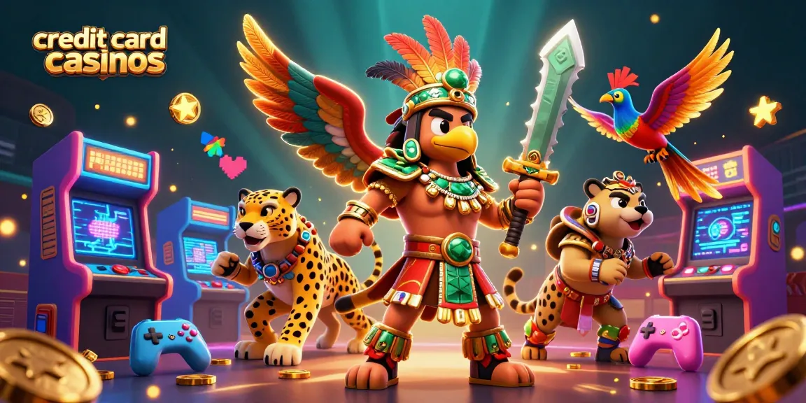Experience the excitement of credit card casinos with stunning characters and dynamic game elements.