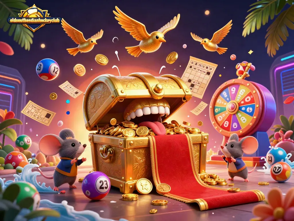 Engage with the excitement of oldsouthendianhockeyclub through a spectacular 3D treasure-themed casino scene.