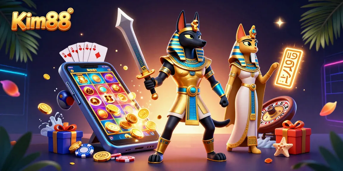 Play thrilling slots at Kim88 with dynamic 3D elements and vibrant gaming experiences