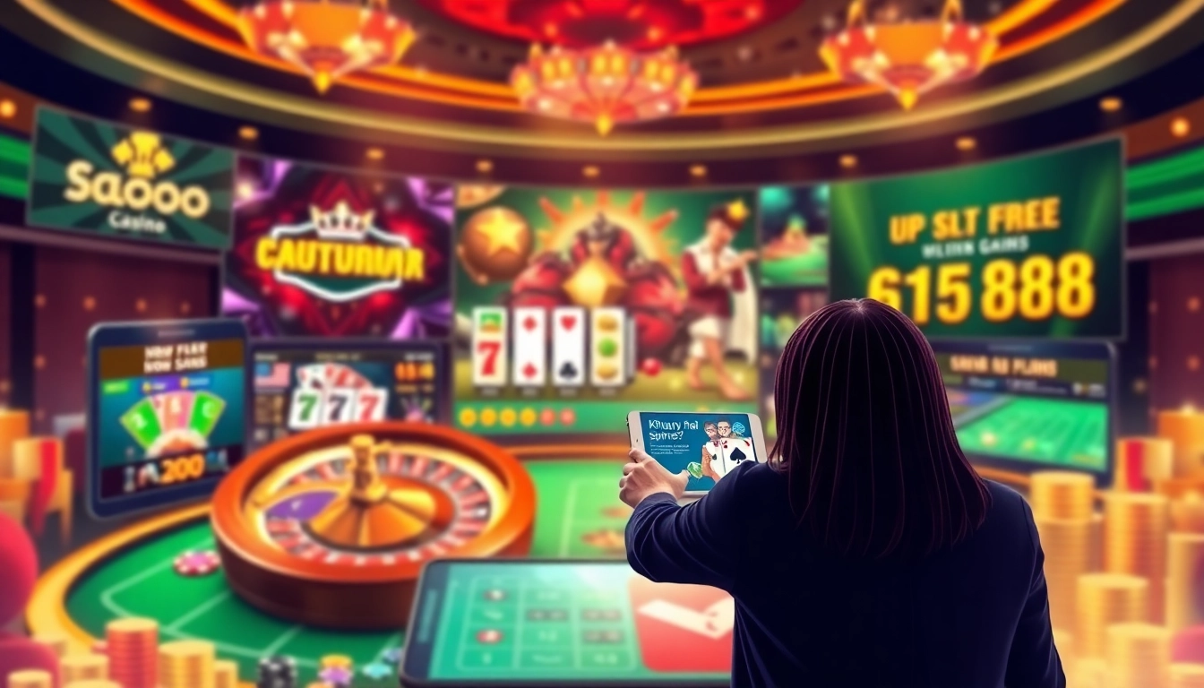 Exciting khuyến mãi five88 promotional scene in a modern online casino