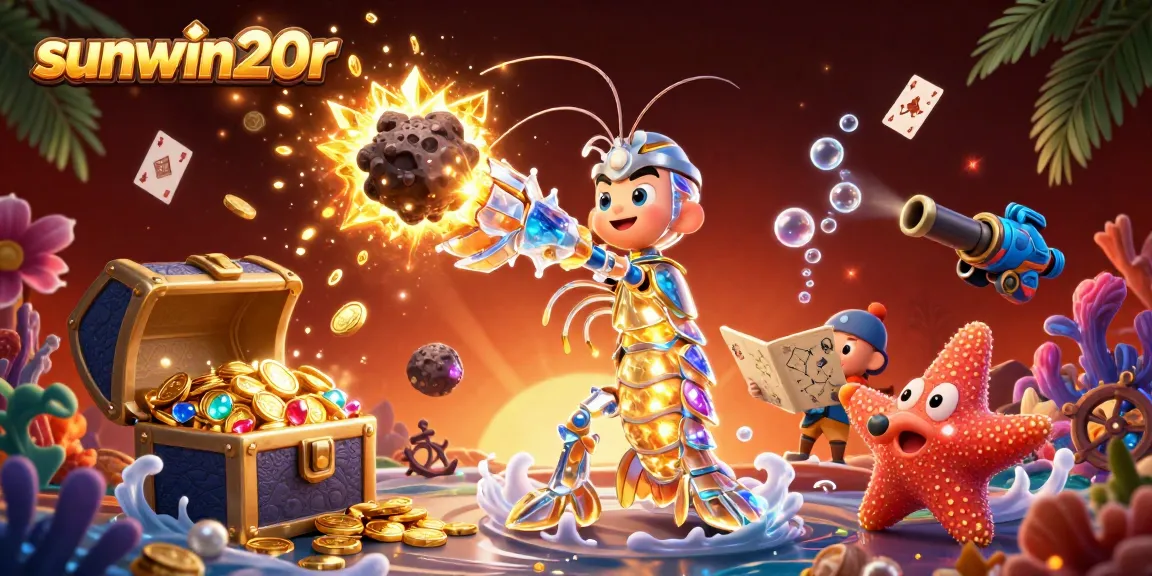 Experience thrilling gameplay at sunwin20r while exploring dynamic underwater scenes with glistening gold coins.