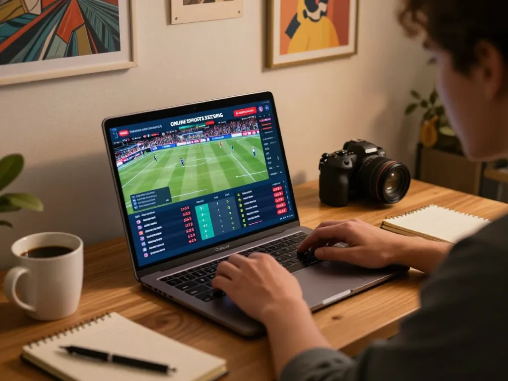 Engaging in online sports betting on dagago, displaying dynamic odds and live event.