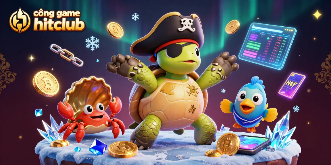 Experience thrilling gameplay at cổng game hitclub with vibrant characters and dynamic crypto elements.