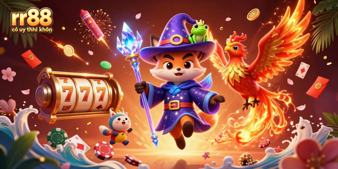 Play exciting games at rr88 có uy tín không with mystical characters and vibrant casino elements.