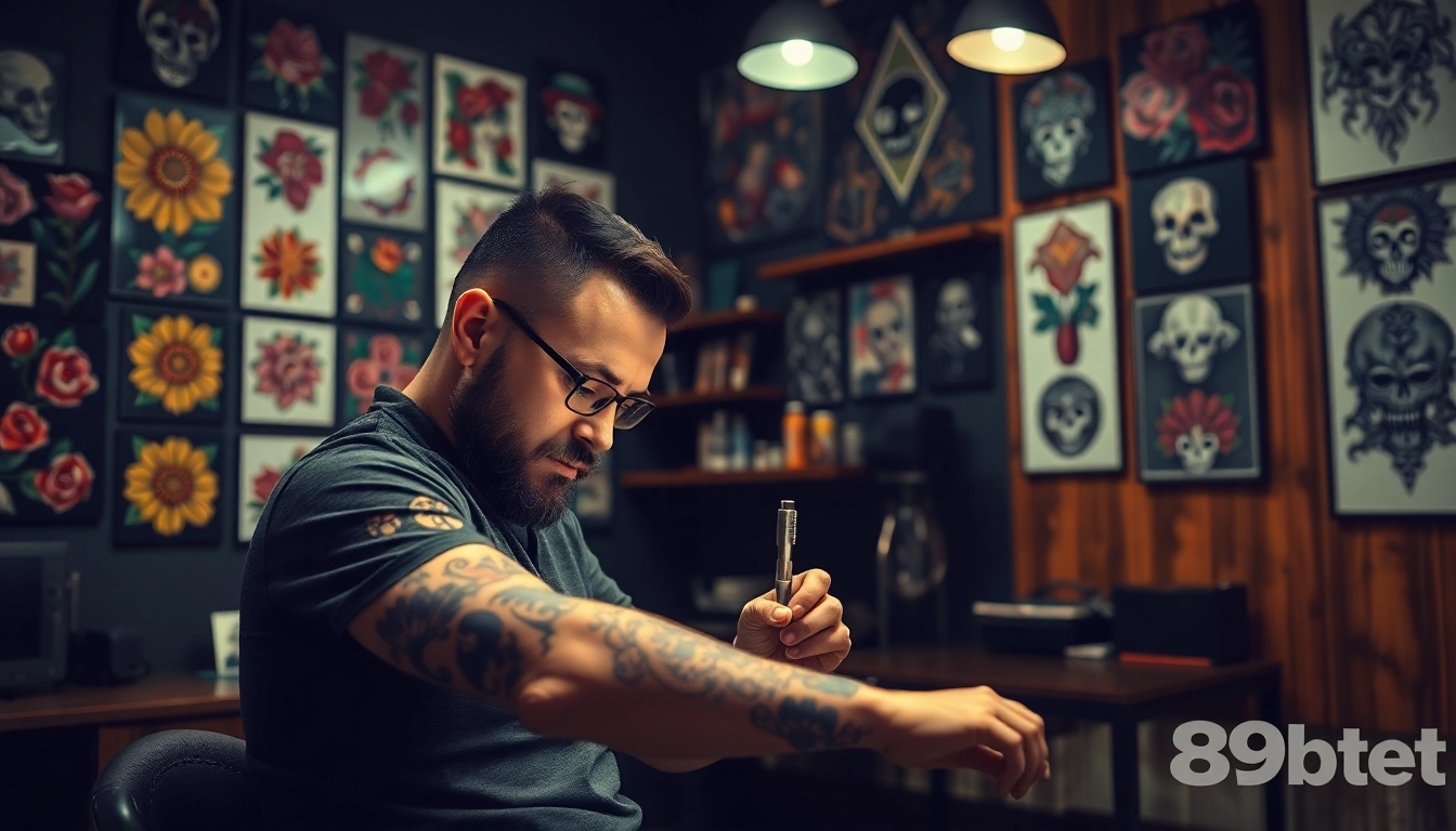 Experience professional tattoo artistry at https://89bet.tattoo/ with skilled artists showcasing intricate designs.