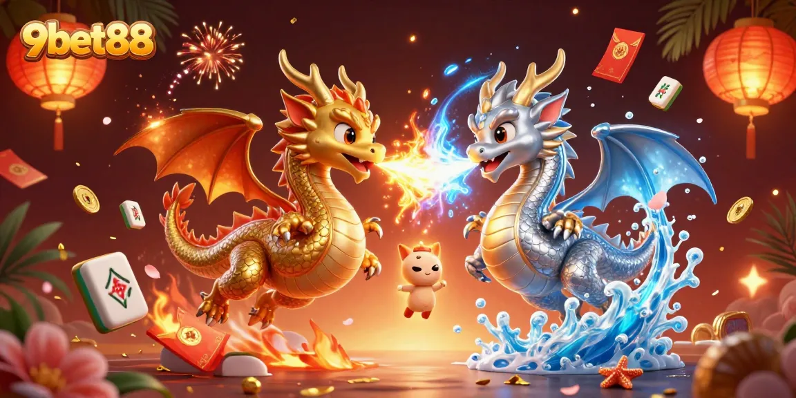 Experience thrilling gameplay at 9bet88 with vivid dragons and dynamic casino visuals.