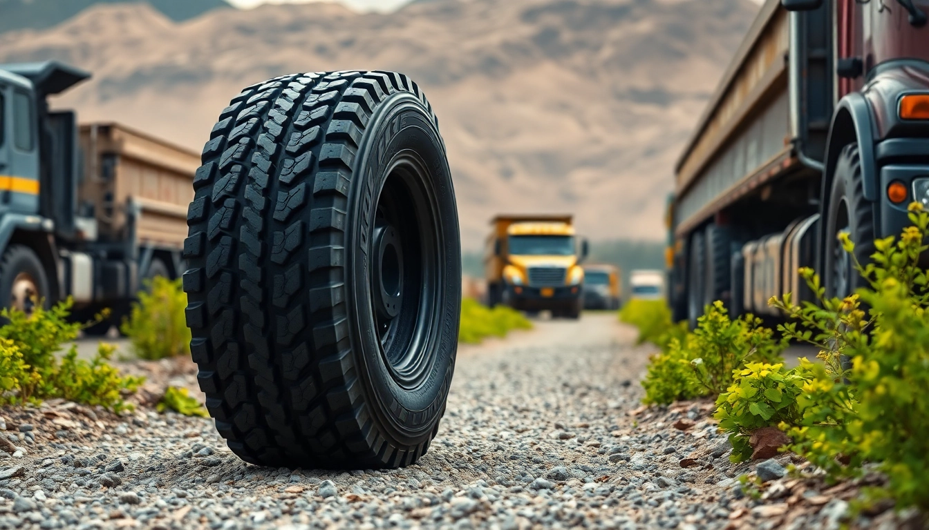RR99 tire showcased in rugged terrain, illustrating durability and performance.