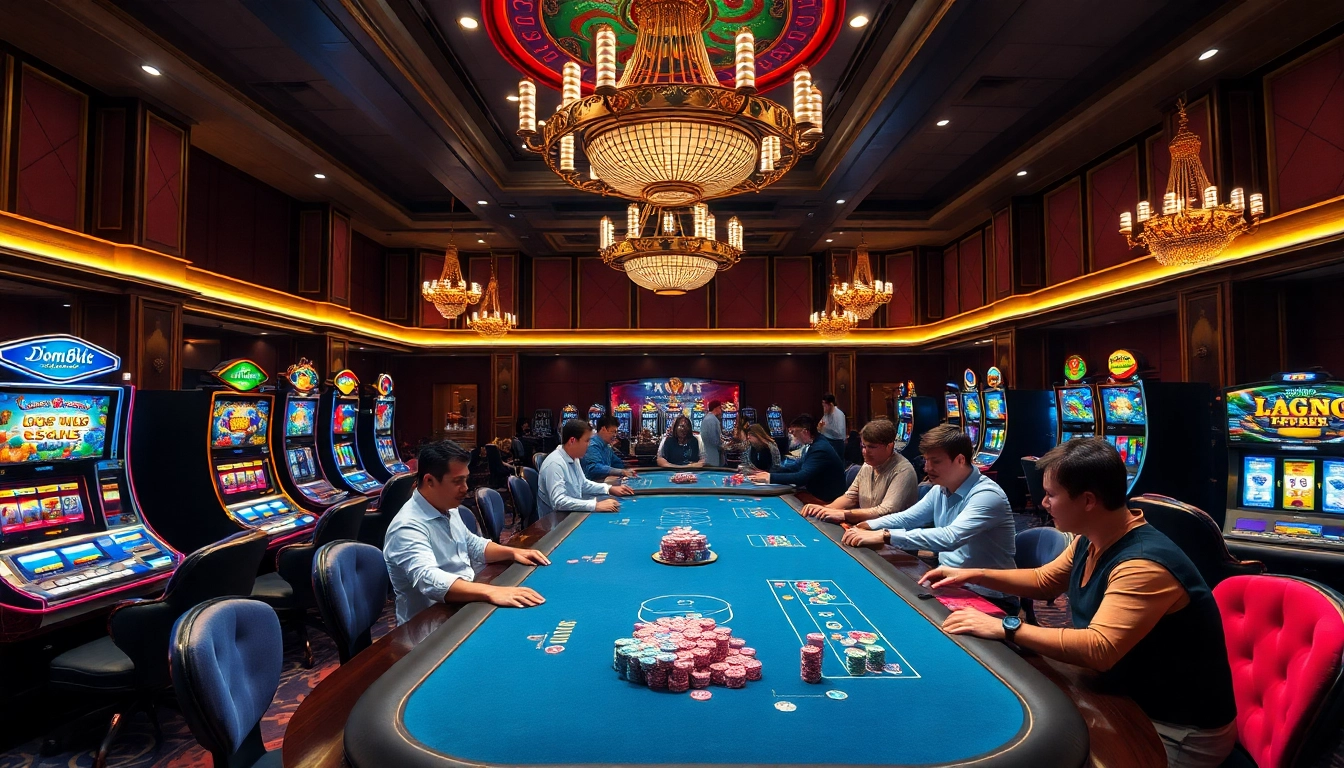 Experience the excitement of gambling at dom88.us.com with thrilling casino games and vibrant atmosphere.